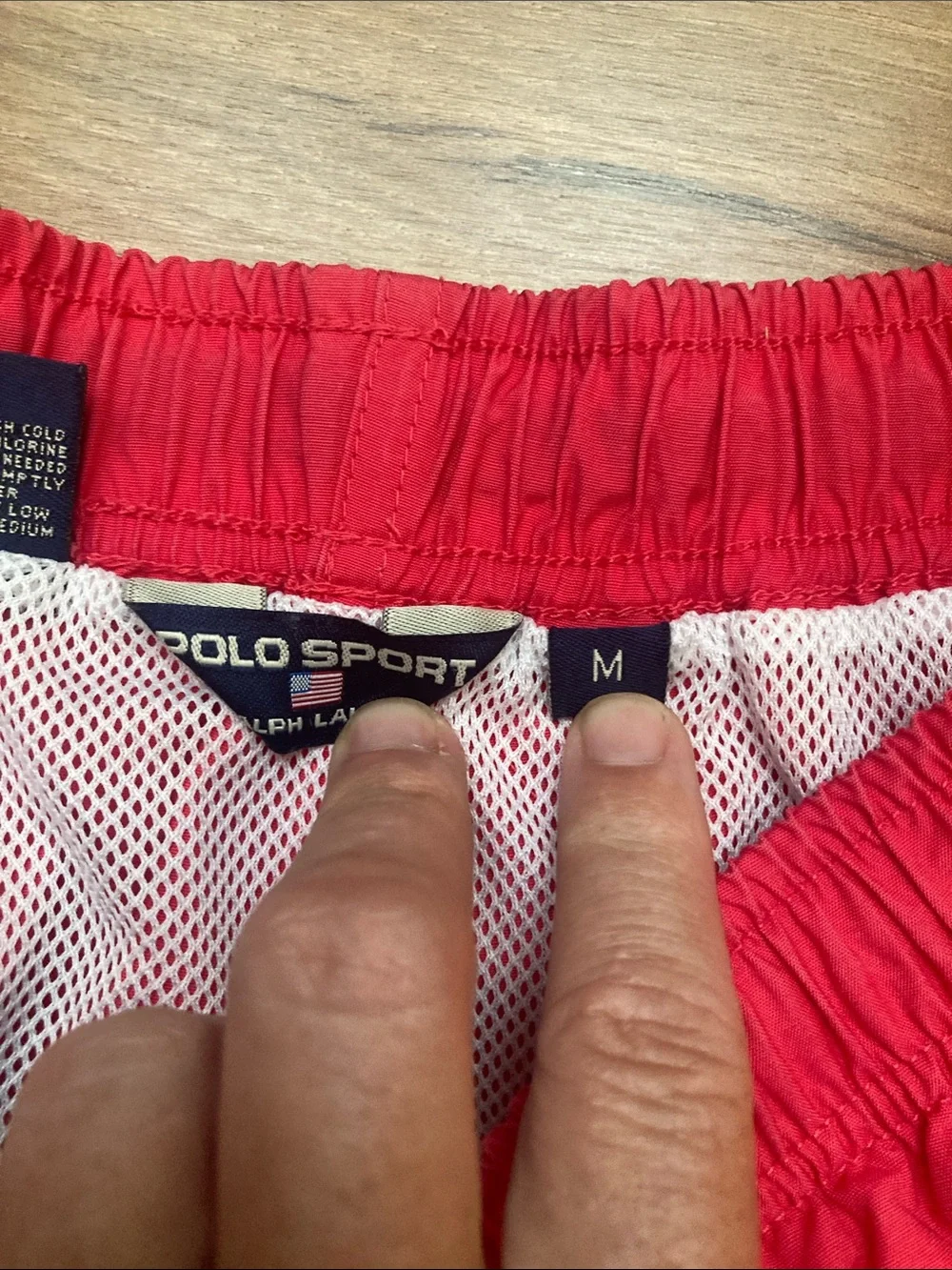 Polo Red Lined Bathing Suit Trunks